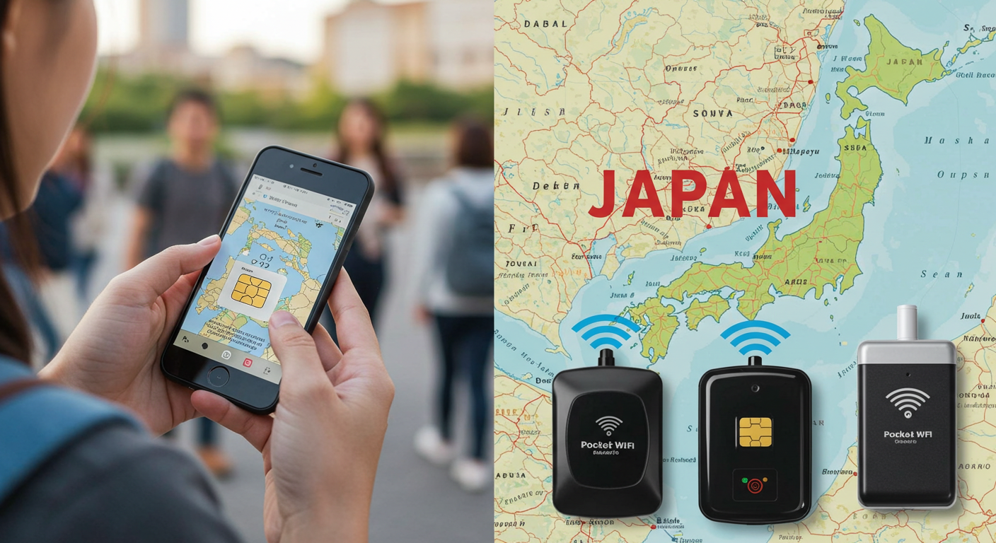 일본 유심 vs 포켓와이파이| 일본 여행을 위한 최적의 통신 솔루션 선택 가이드