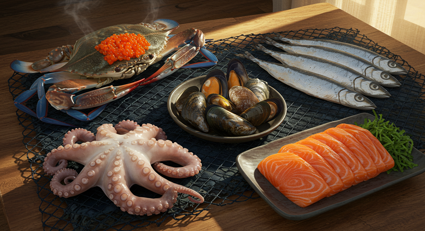 10월에 꼭 먹어야 할 제철 해산물 TOP5
