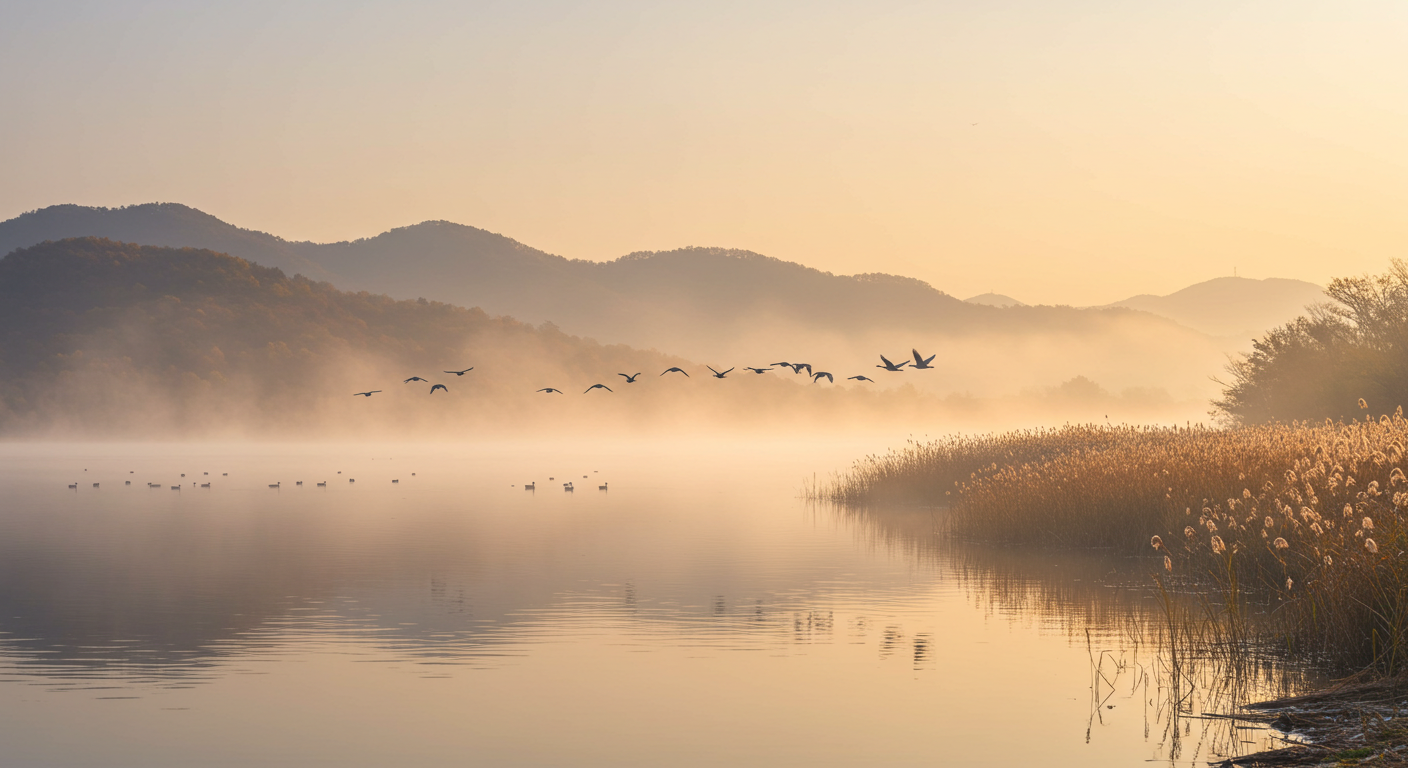 창원 가을 여행지 탑3 주남저수지 메타세콰이어길 가로수길 트렌드크루