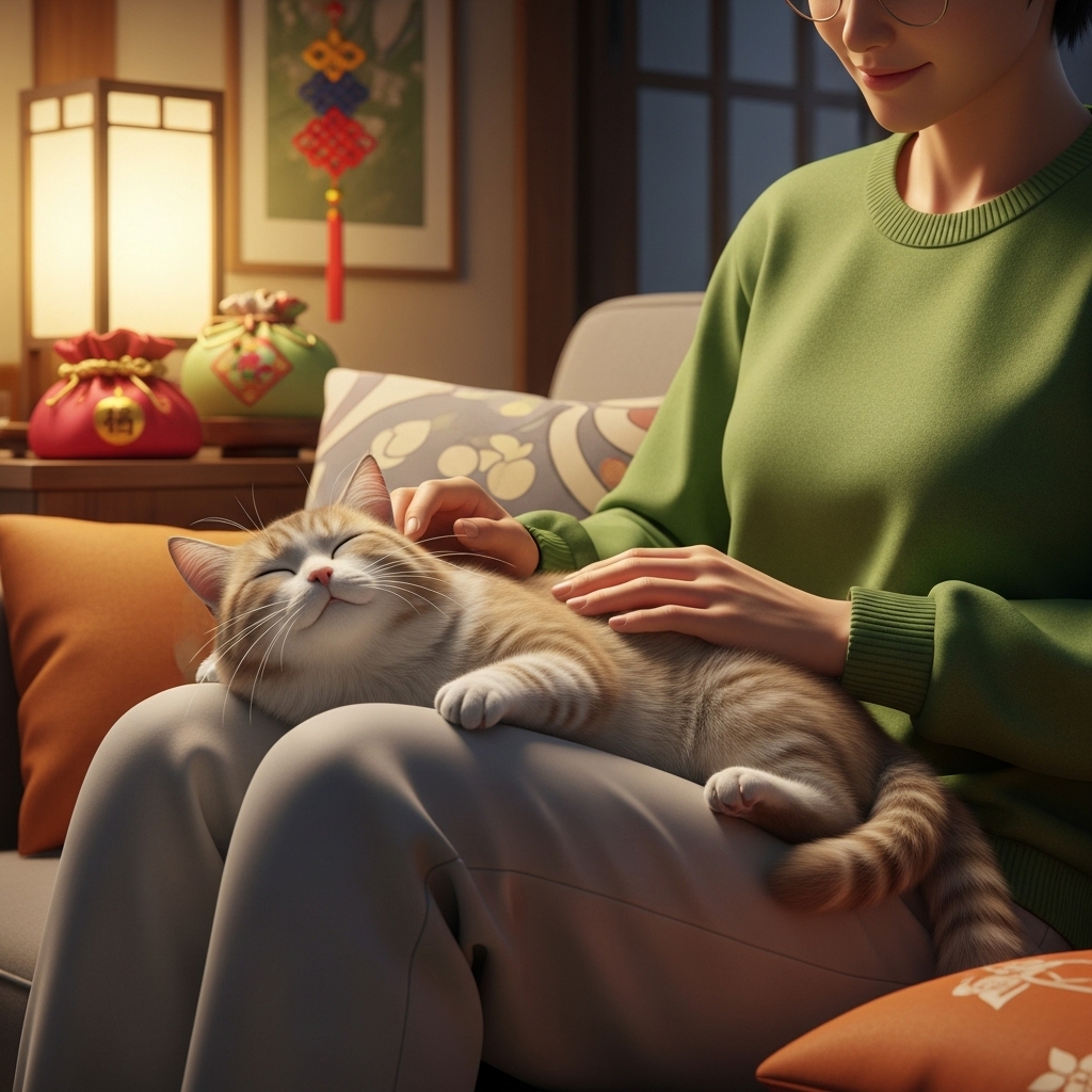 반려묘와 함께하는 2026년 설 연휴 혼자 보내기 위한 스트레스 관리법