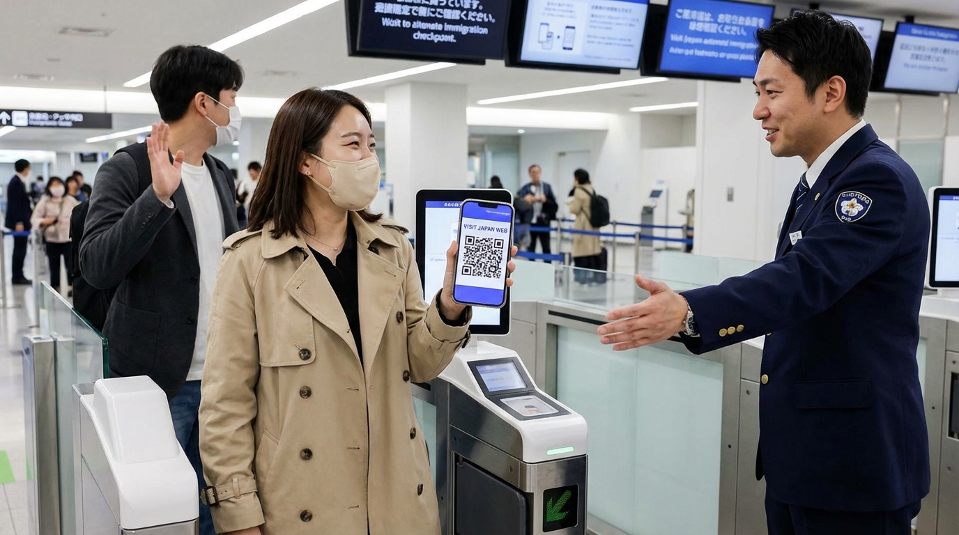 2026년 일본 여행 필수! 비짓재팬앱 초고속 등록으로 입국심사 프리패스 받는 법