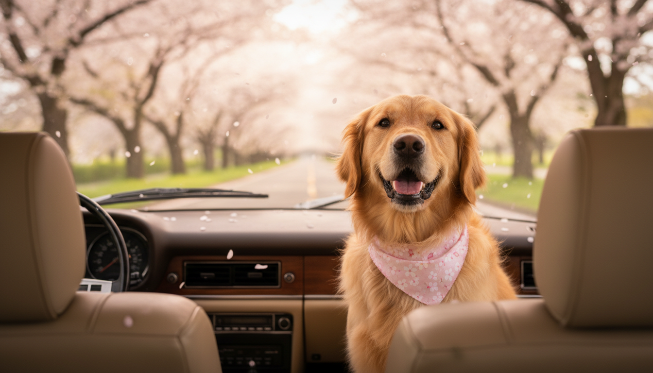 벚꽃 시즌 반려견과 함께 가는 서울 근교 드라이브 코스 및 펫프렌들리 카페
